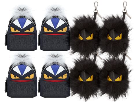 monster keychain fendi|fendi keychain resale.